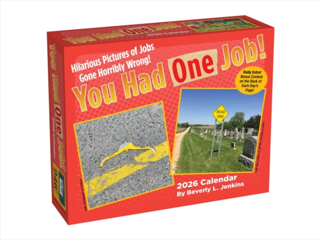 You Had One Job 2026 Boxed Calendar/Product Detail/Calendars & Diaries