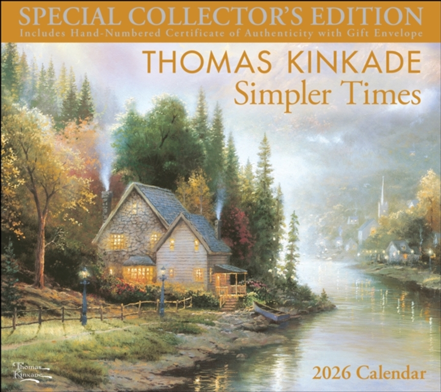 Thomas Kinkade Collector's Ed. 2026 Deluxe Calendar/Product Detail/Calendars & Diaries
