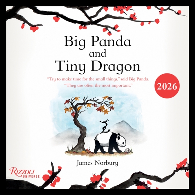 Big Panda And Tiny Dragon 2026 Square Calendar/Product Detail/Calendars & Diaries