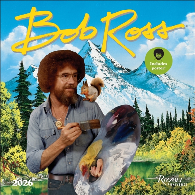 Bob Ross 2026 Square Calendar/Product Detail/Calendars & Diaries
