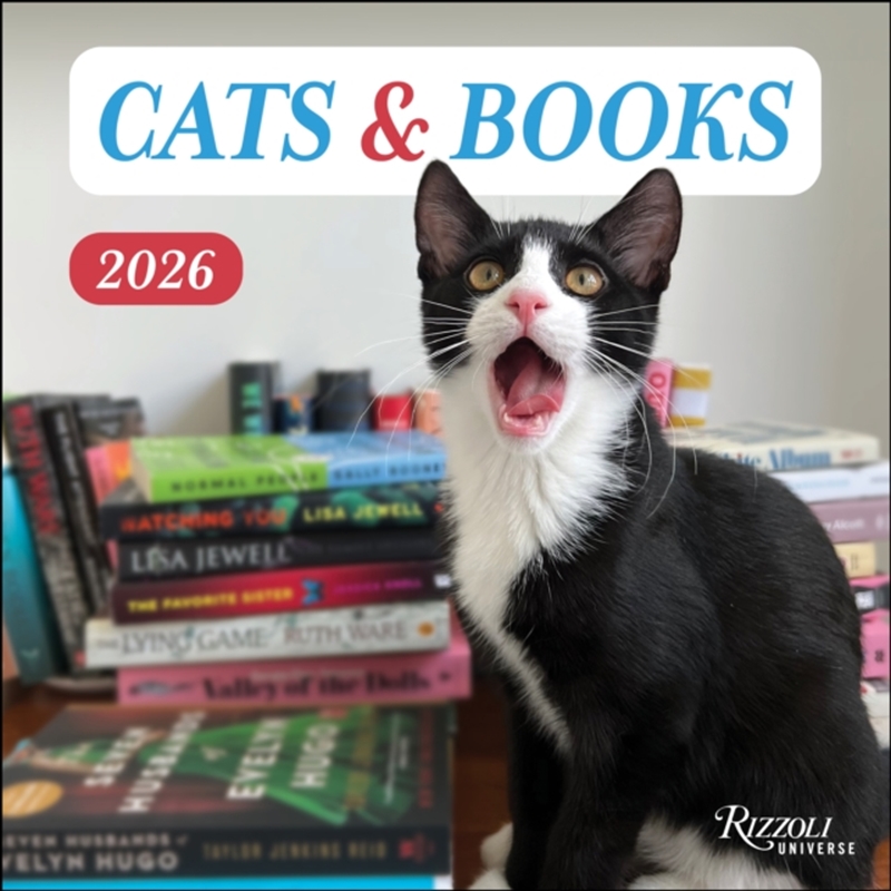 Cats & Books 2026 Square Calendar/Product Detail/Calendars & Diaries