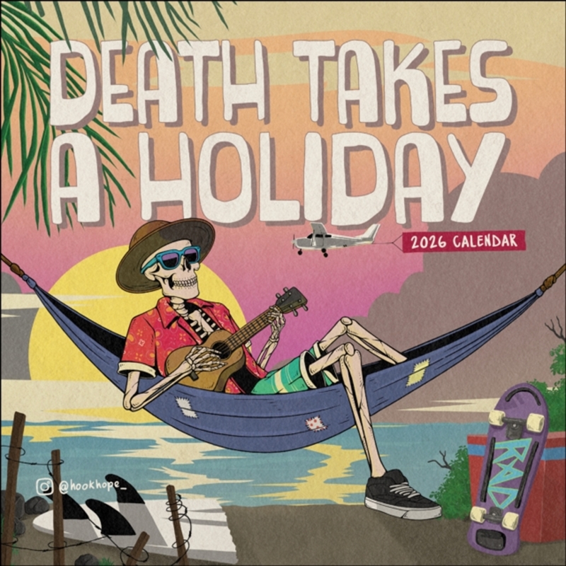 Death Takes A Holiday 2026 Square Calendar/Product Detail/Calendars & Diaries