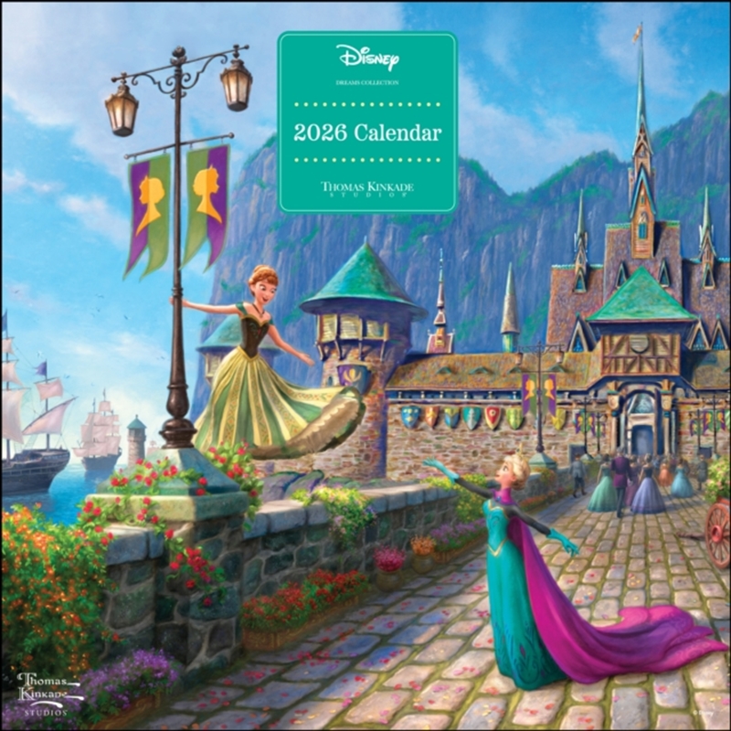 Disney Dreams By Thomas Kinkade 2026 Square Calendar/Product Detail/Calendars & Diaries