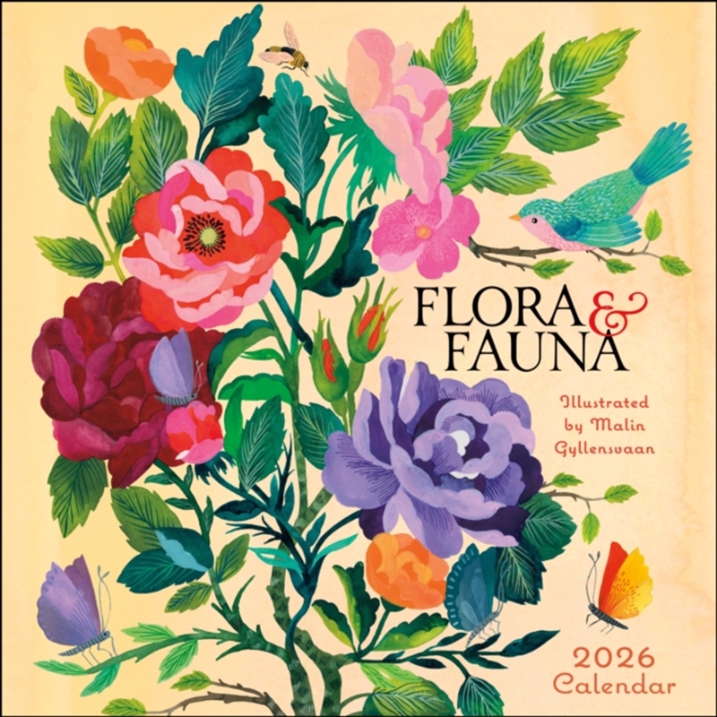 Flora & Fauna 2026 Square Calendar/Product Detail/Calendars & Diaries