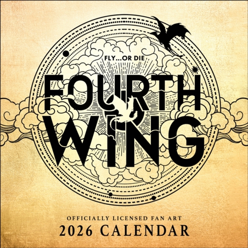 Fourth Wing Officially Licensed Fan Art 2026 Square Calendar/Product Detail/Calendars & Diaries