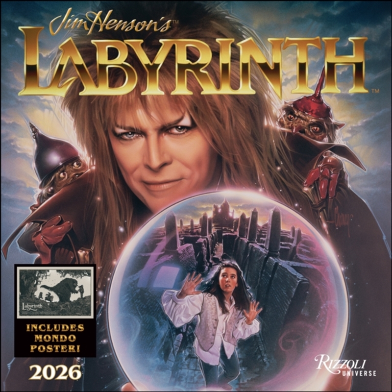 Jim Henson's Labyrinth 2026 Square Calendar/Product Detail/Calendars & Diaries