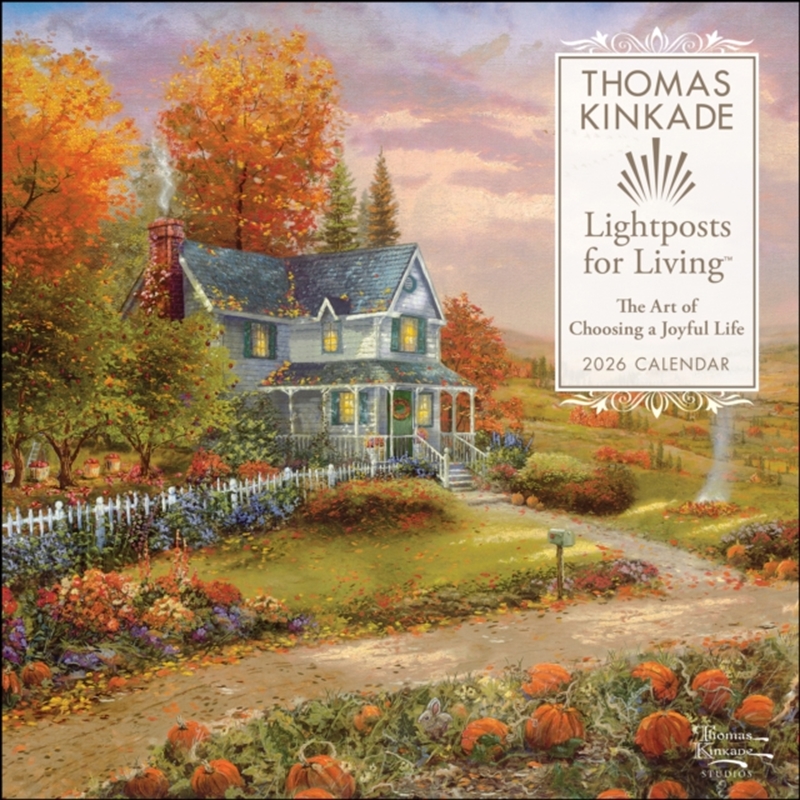 Thomas Kinkade Lightposts For Living 2026 Square Calendar/Product Detail/Calendars & Diaries
