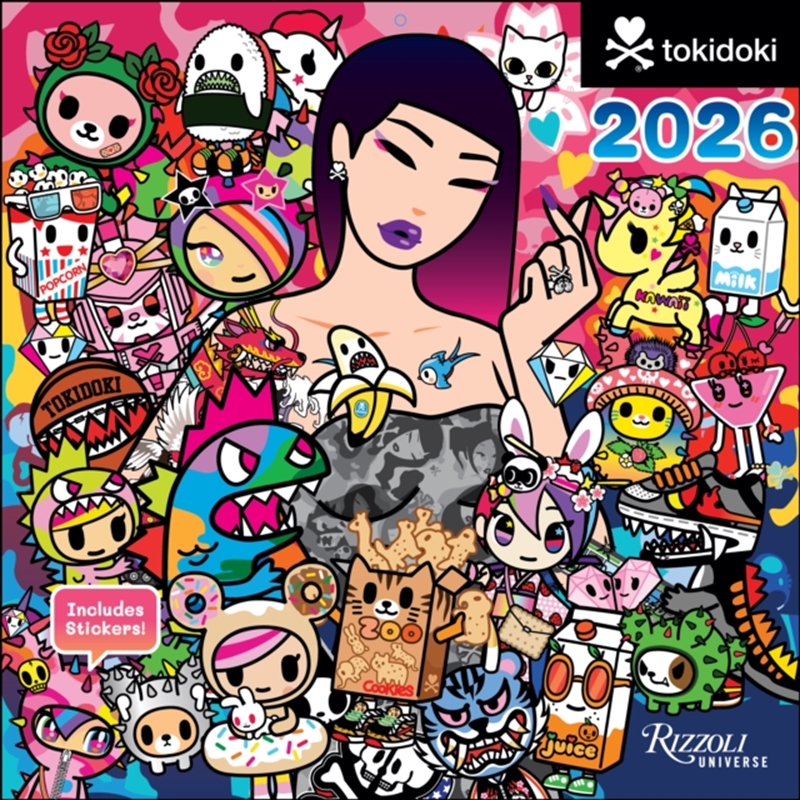 Tokidoki 2026 Square Calendar/Product Detail/Calendars & Diaries