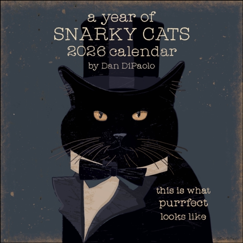 Year of Snarky Cats 2026 Square Calendar/Product Detail/Calendars & Diaries