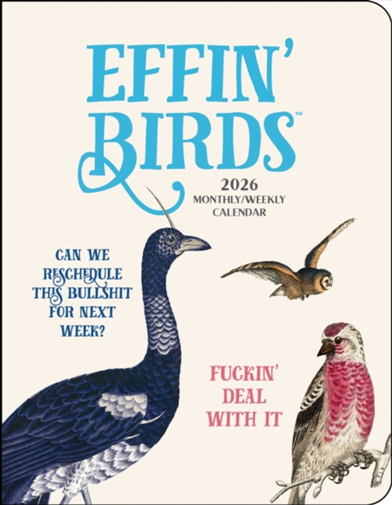 Effin' Birds 12-Month 2026 Monthly/Planner Calendar/Product Detail/Calendars & Diaries