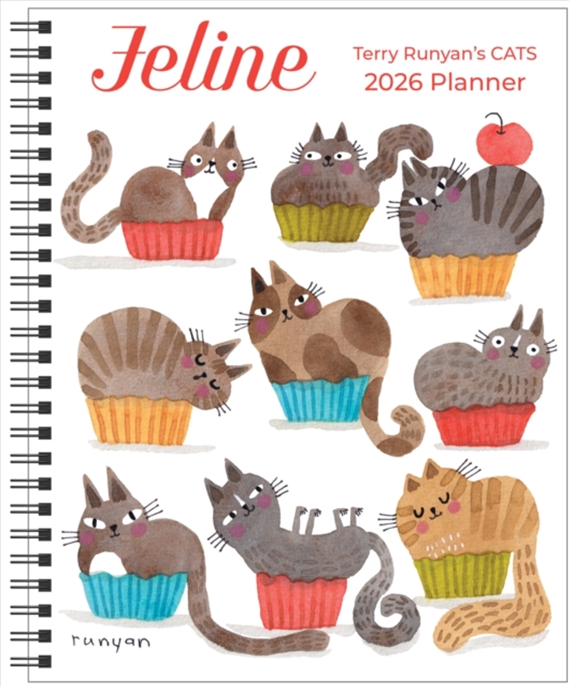 Feline 12-Month 2026 Monthly/Planner Calendar/Product Detail/Calendars & Diaries