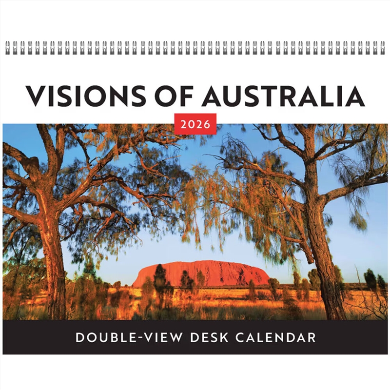 Visions of Australia 2026 Double View Desk Easel Calendar/Product Detail/Calendars & Diaries