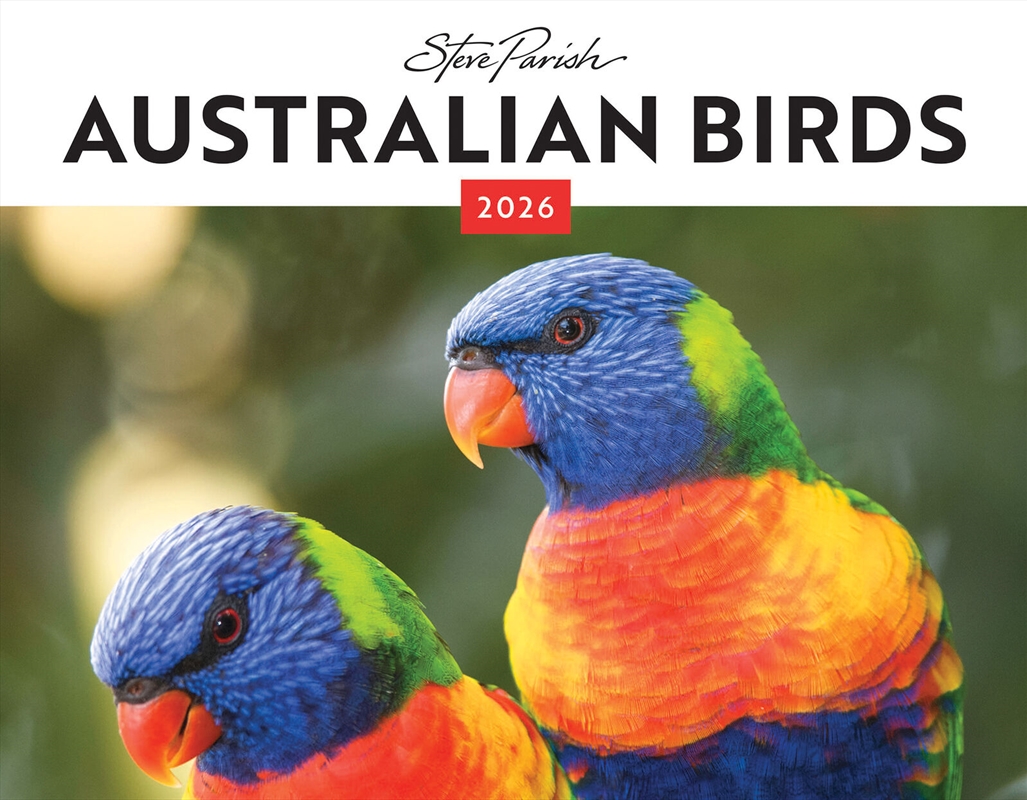Australian Birds - Steve Parish 2026 Horizontal Calendar/Product Detail/Calendars & Diaries