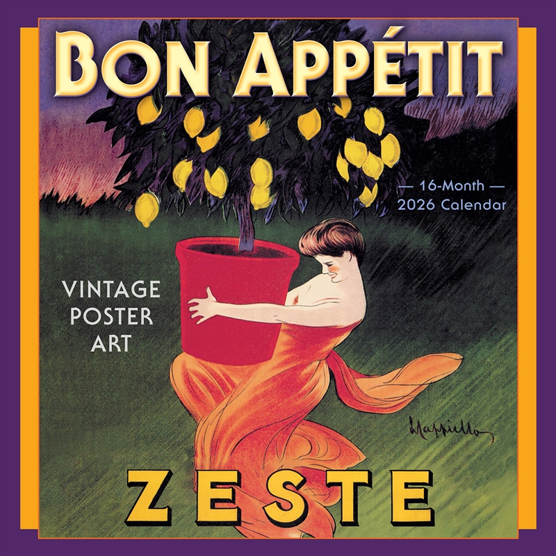 Bon Appetit 2026 Square Calendar/Product Detail/Calendars & Diaries