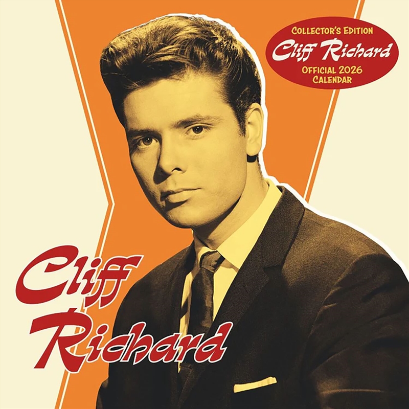 Cliff Richard 2026 Collector's Edition Record Sleeve Calendar/Product Detail/Calendars & Diaries