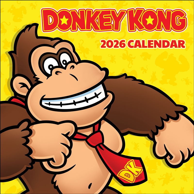 Donkey Kong 2026 Square Calendar/Product Detail/Calendars & Diaries