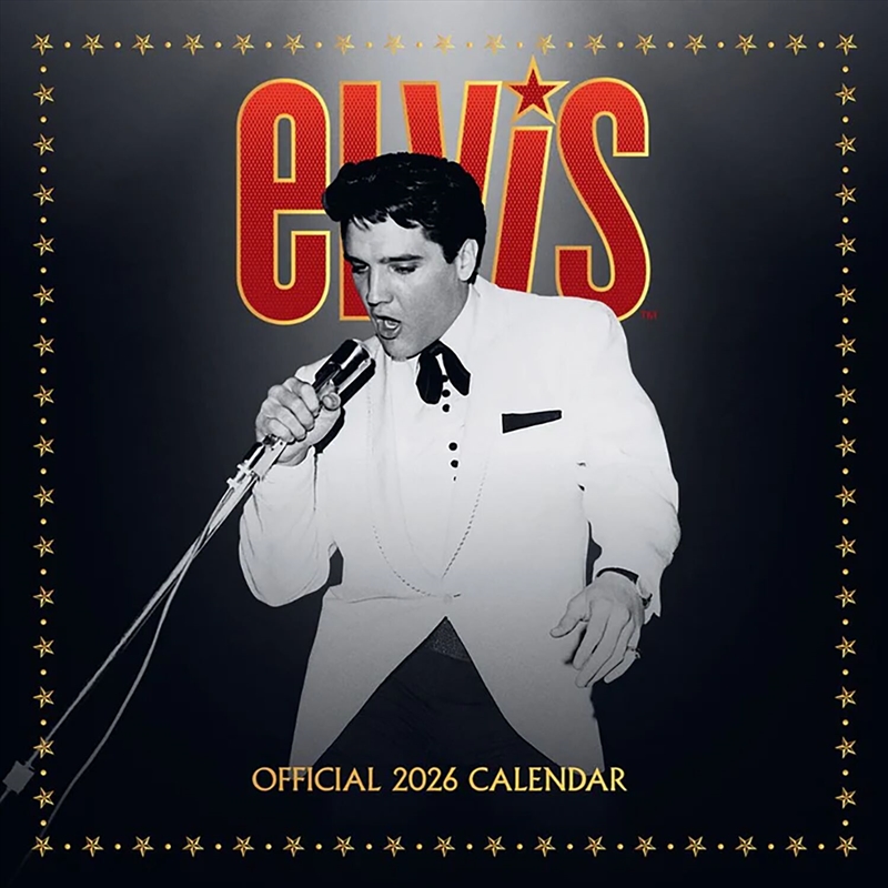 Elvis 2026 Square Calendar/Product Detail/Calendars & Diaries