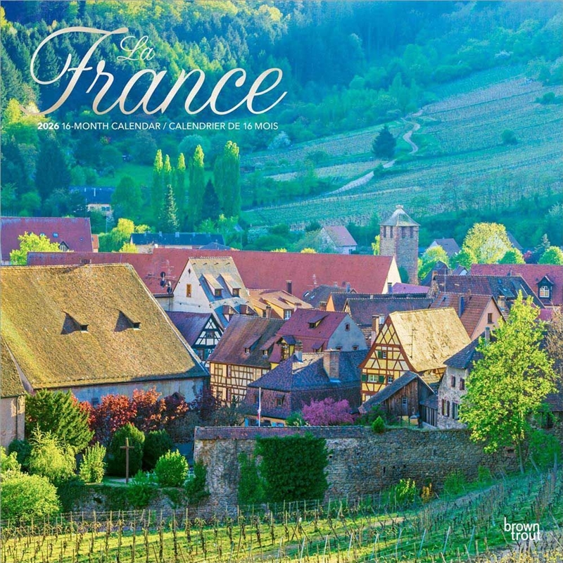 France La France 2026 Square English French Foil Calendar/Product Detail/Calendars & Diaries