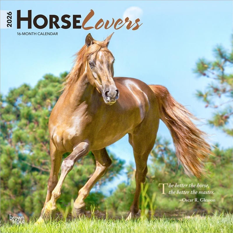 Horse Lovers 2026 Square Calendar/Product Detail/Calendars & Diaries