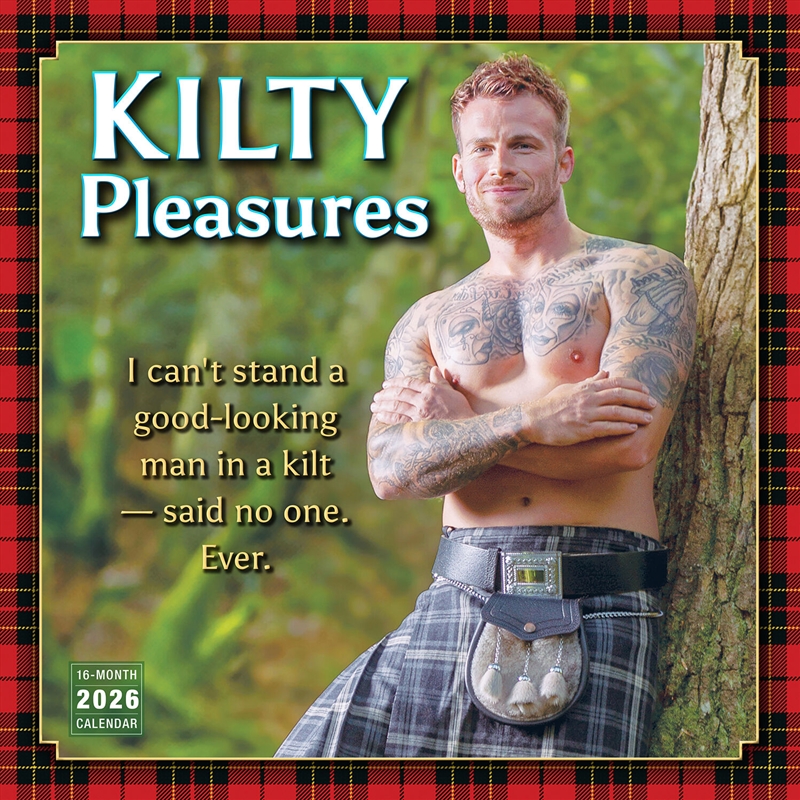 Kilty Pleasures 2026 Square Calendar/Product Detail/Calendars & Diaries