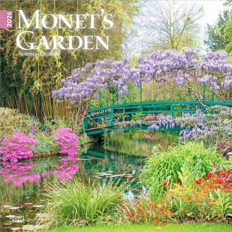 Monet's Garden 2026 Square Calendar/Product Detail/Calendars & Diaries