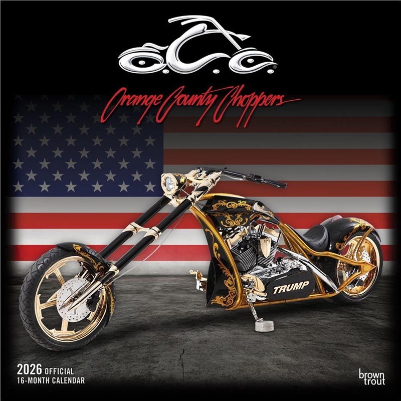 Orange County Choppers 2026 Square Calendar/Product Detail/Calendars & Diaries