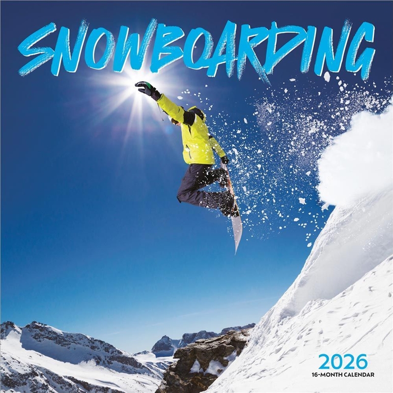 Snowboarding 2026 Square Wyman Calendar/Product Detail/Calendars & Diaries