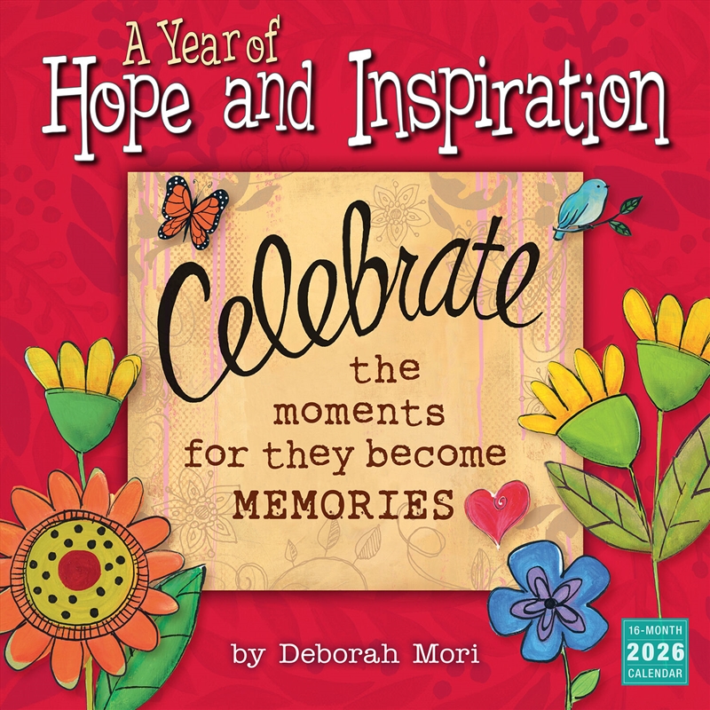 Year of Hope And Inspiration 2026 Square Calendar/Product Detail/Calendars & Diaries