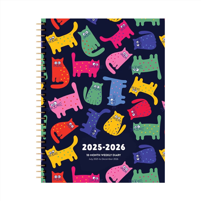 Colourful Cats 2026 Diary Calendar/Product Detail/Calendars & Diaries