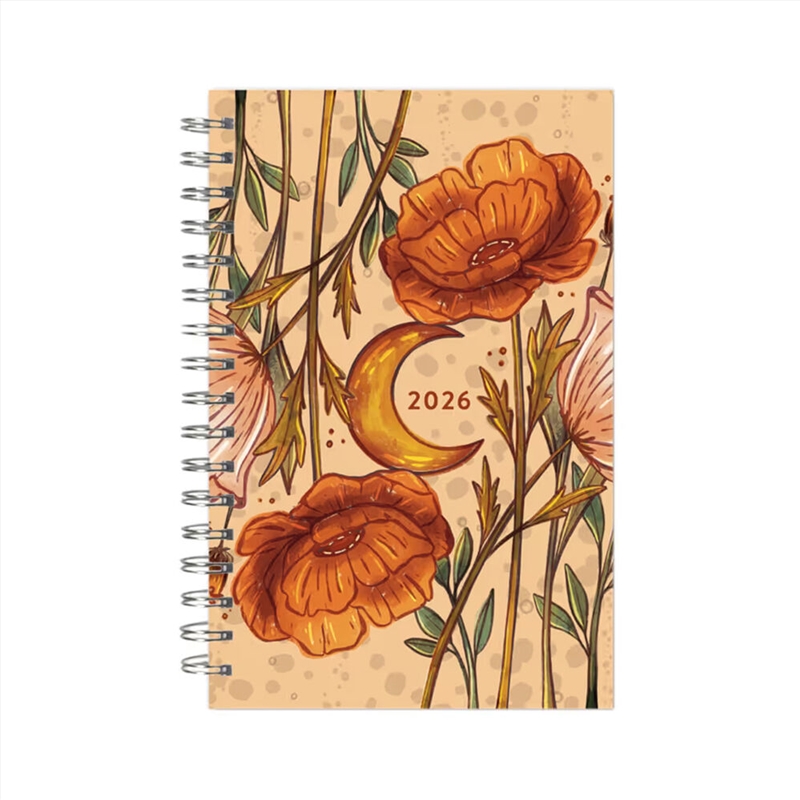 Designer Moonlit Poppies 2026 Engagement Calendar/Product Detail/Calendars & Diaries