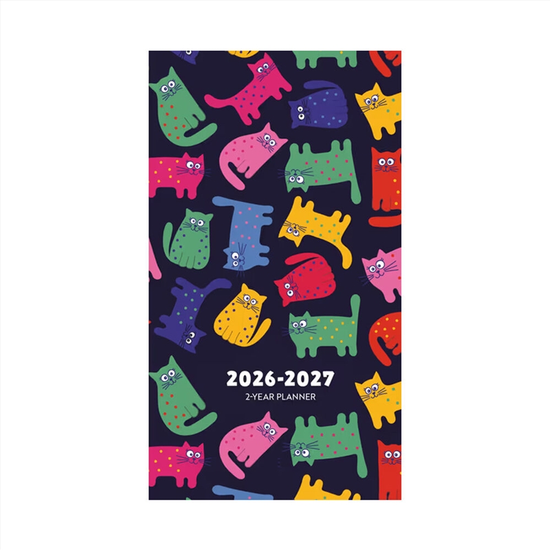 Colourful Cats 2026 Pocket Planner Calendar/Product Detail/Calendars & Diaries