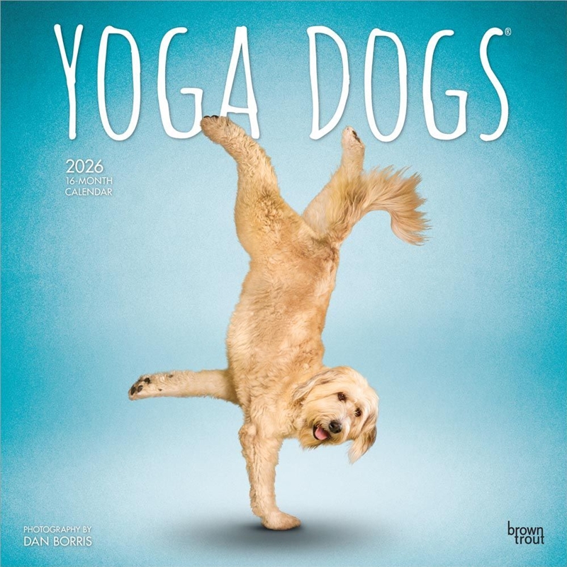 Yoga Dogs 2026 Square Calendar/Product Detail/Calendars & Diaries