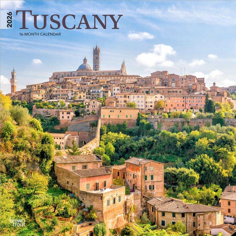 Tuscany 2026 Square Calendar/Product Detail/Calendars & Diaries