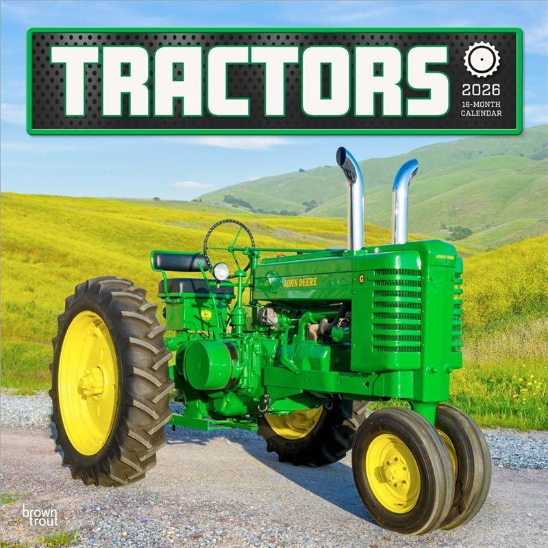 Tractors 2026 Square Calendar/Product Detail/Calendars & Diaries
