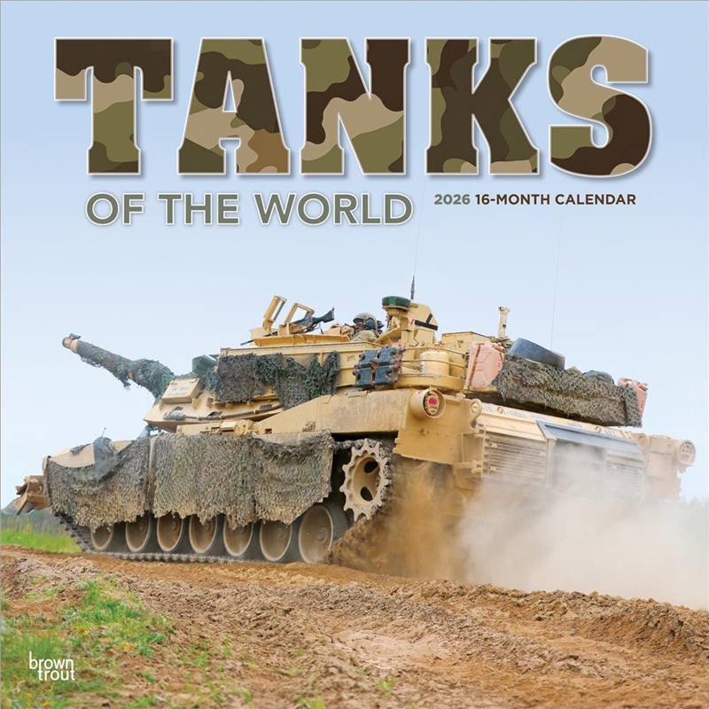 Tanks of The World 2026 Square Calendar/Product Detail/Calendars & Diaries