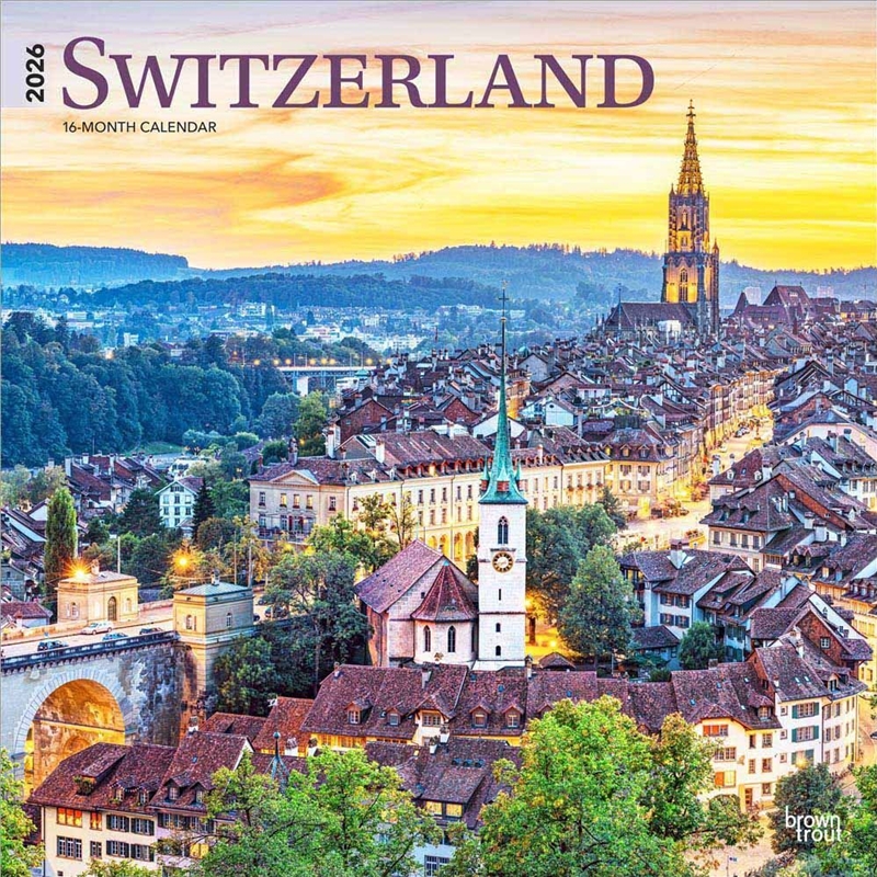 Switzerland 2026 Square Calendar/Product Detail/Calendars & Diaries
