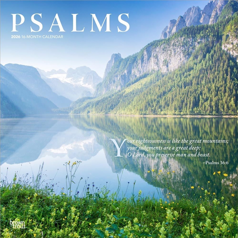 Psalms 2026 Square Calendar/Product Detail/Calendars & Diaries
