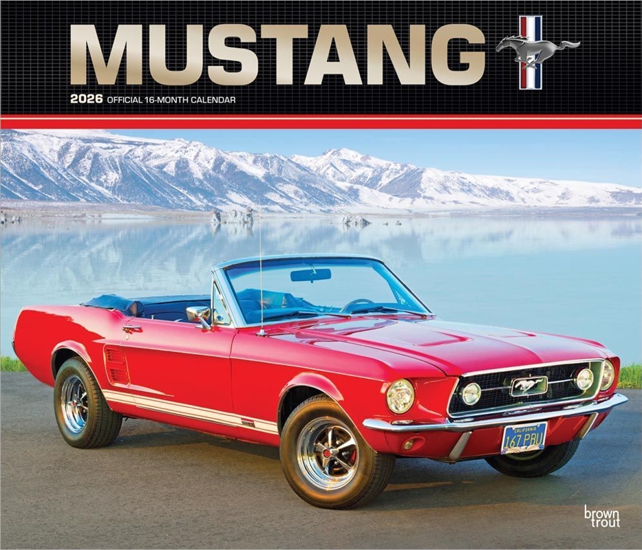Ford Mustang 2026 Deluxe Foil Calendar/Product Detail/Calendars & Diaries