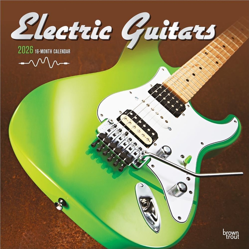 Electric Guitars 2026 Square Foil Calendar/Product Detail/Calendars & Diaries