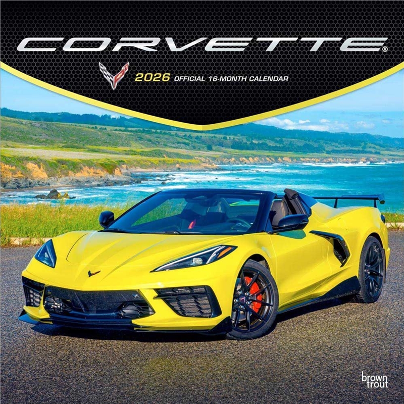 Corvette 2026 Square Calendar/Product Detail/Calendars & Diaries