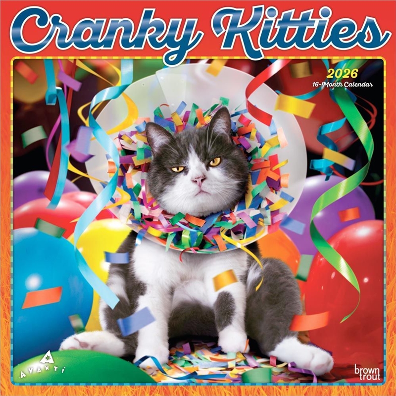 Buy Avanti Cranky Kitties 2026 Square Foil Calendar Online Sanity