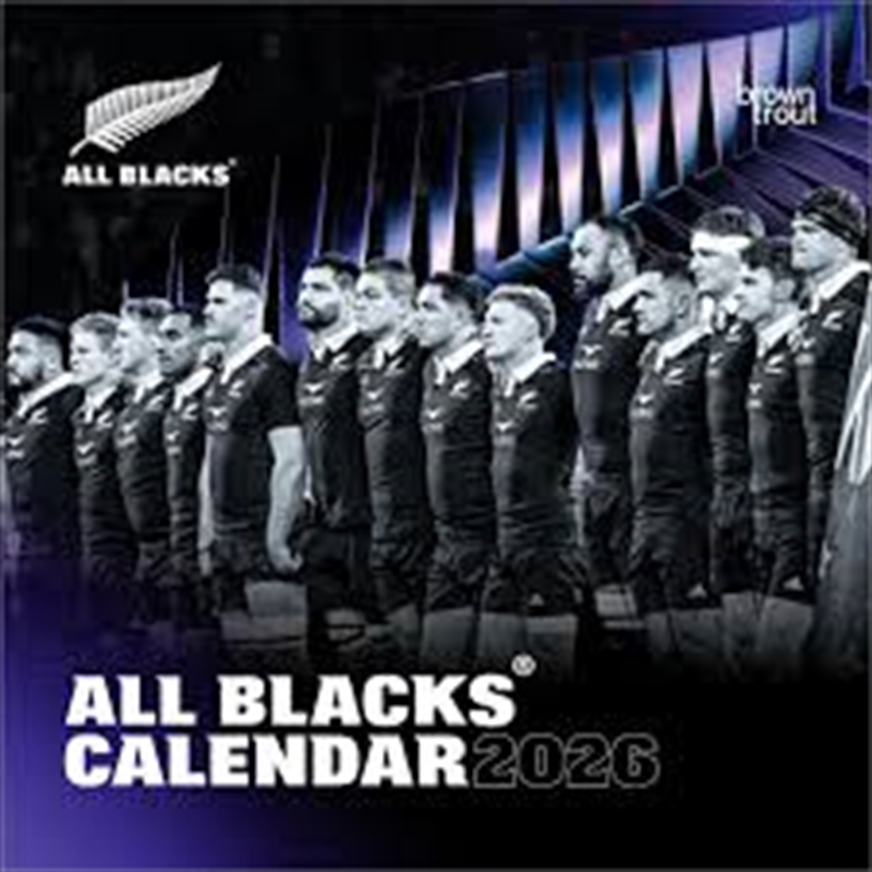 All Blacks 2026 Square Calendar/Product Detail/Calendars & Diaries