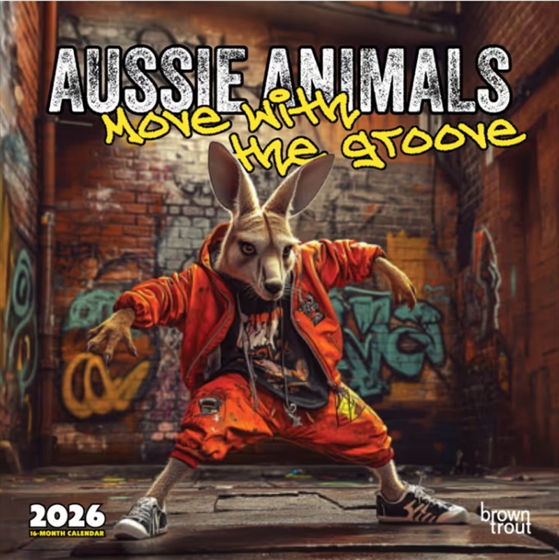 Aussie Animals, Move with the Groove 2026 Square Calendar/Product Detail/Calendars & Diaries