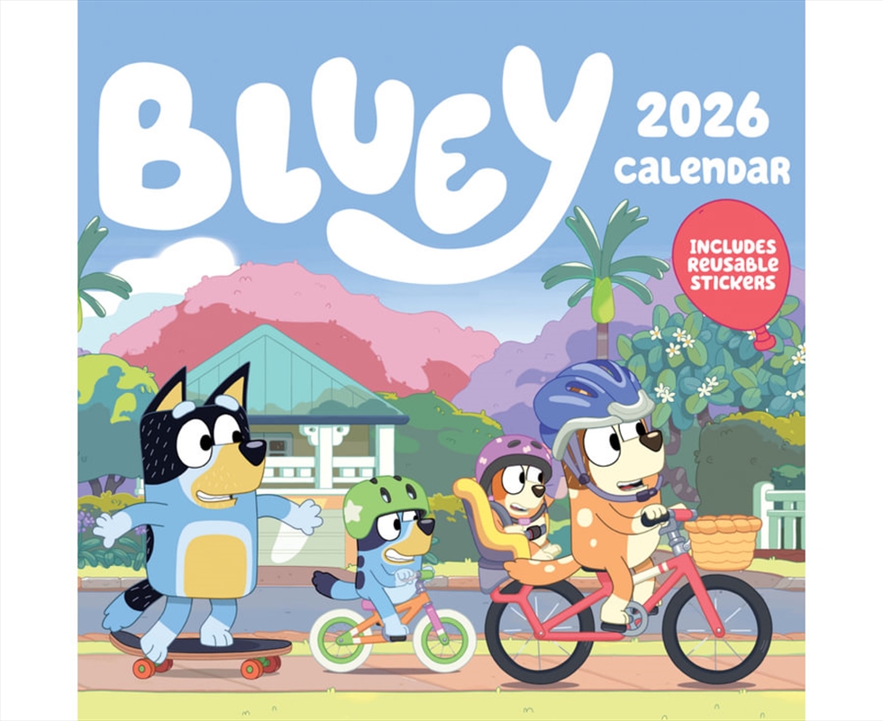 Bluey 2026 Square Calendar/Product Detail/Calendars & Diaries