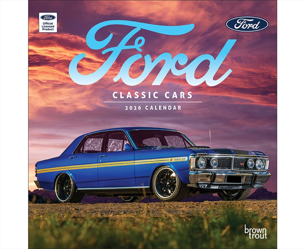 Classic Ford Cars 2026 Square Calendar/Product Detail/Calendars & Diaries