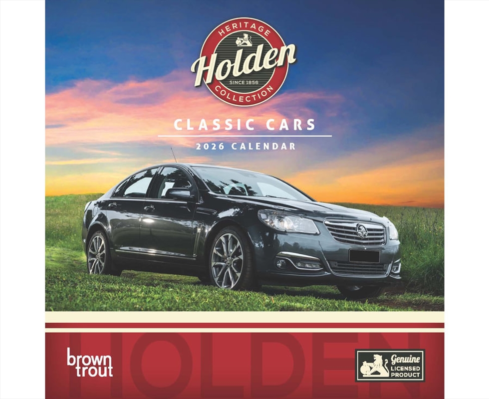 Classic Holden Cars 2026 Mini Calendar/Product Detail/Calendars & Diaries
