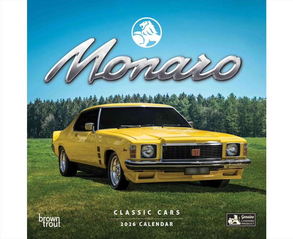Classic Monaros 2026 Square Calendar/Product Detail/Calendars & Diaries