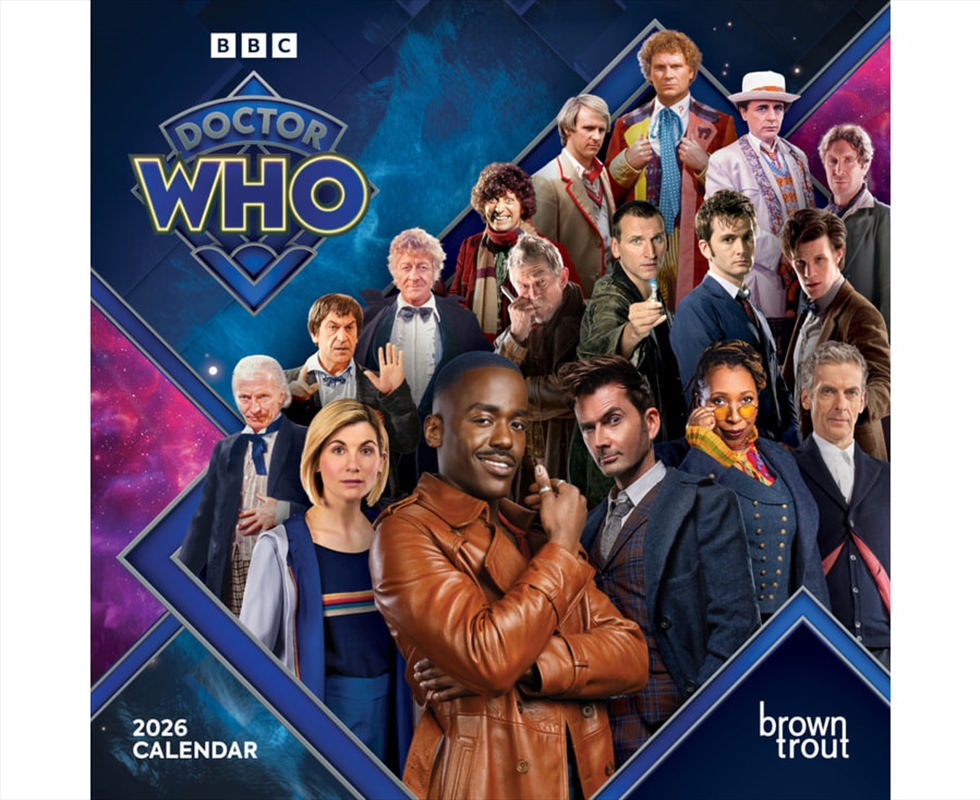 Doctor Who 2026 Square Calendar/Product Detail/Calendars & Diaries