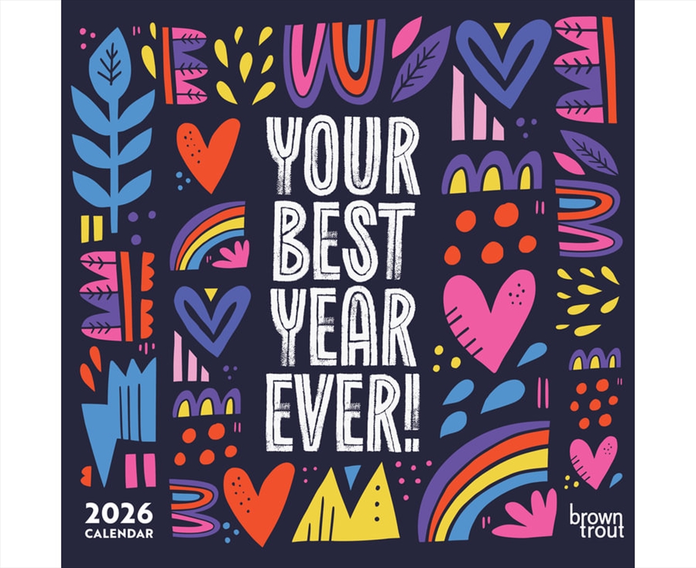 Your Best Year Ever! 2026 Square Calendar/Product Detail/Calendars & Diaries