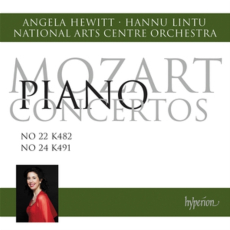 Mozart: Piano Concertos Nos. 22 & 24 - Angela Hewitt, National Arts Centre Orchestra, Hannu Lintu/Product Detail/Classical